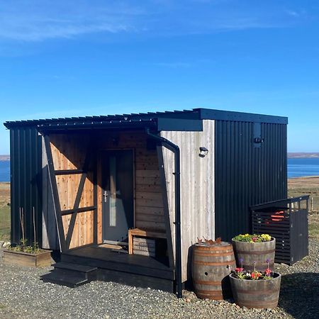 Unique Luxurious Cabin On Sea View Working Croft Garrabost Eksteriør billede